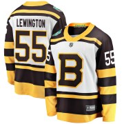 Fanatics Branded Tyler Lewington Boston Bruins Men's Breakaway 2019 Winter Classic Jersey - White