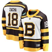 Fanatics Branded Pavel Zacha Boston Bruins Men's Breakaway 2019 Winter Classic Jersey - White