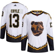 Adidas Charlie Coyle Boston Bruins Youth Authentic Reverse Retro 2.0 Jersey - White