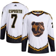 Adidas Phil Esposito Boston Bruins Youth Authentic Reverse Retro 2.0 Jersey - White