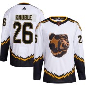 Adidas Mike Knuble Boston Bruins Youth Authentic Reverse Retro 2.0 Jersey - White