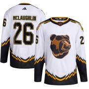 Adidas Marc McLaughlin Boston Bruins Youth Authentic Reverse Retro 2.0 Jersey - White