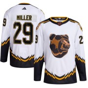 Adidas Jay Miller Boston Bruins Youth Authentic Reverse Retro 2.0 Jersey - White