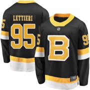 Fanatics Branded Vinni Lettieri Boston Bruins Youth Premier Breakaway Alternate Jersey - Black