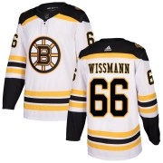 Adidas Kai Wissmann Boston Bruins Men's Authentic Away Jersey - White