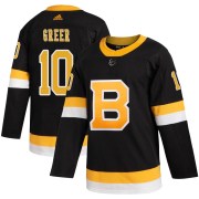 Adidas A.J. Greer Boston Bruins Men's Authentic Alternate Jersey - Black