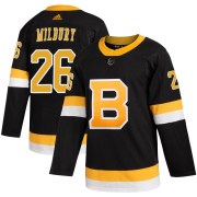 Adidas Mike Milbury Boston Bruins Men's Authentic Alternate Jersey - Black