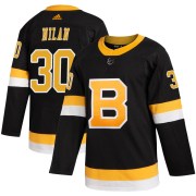 Adidas Chris Nilan Boston Bruins Men's Authentic Alternate Jersey - Black