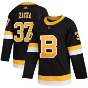 Adidas Pavel Zacha Boston Bruins Men's Authentic Alternate Jersey - Black