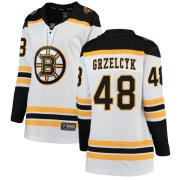Fanatics Branded Matt Grzelcyk Boston Bruins Women's Breakaway Away Jersey - White