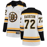 Fanatics Branded Brett Harrison Boston Bruins Women's Breakaway Away Jersey - White