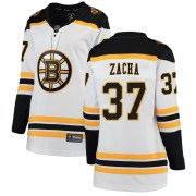 Fanatics Branded Pavel Zacha Boston Bruins Women's Breakaway Away Jersey - White
