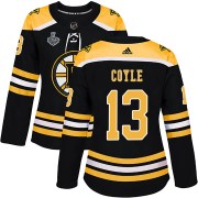 Adidas Charlie Coyle Boston Bruins Women's Authentic Home 2019 Stanley Cup Final Bound Jersey - Black