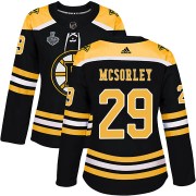 Adidas Marty Mcsorley Boston Bruins Women's Authentic Home 2019 Stanley Cup Final Bound Jersey - Black