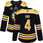Adidas Bobby Orr Boston Bruins Women's Authentic Home 2019 Stanley Cup Final Bound Jersey - Black