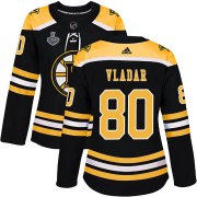 Adidas Daniel Vladar Boston Bruins Women's Authentic Home 2019 Stanley Cup Final Bound Jersey - Black