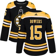 Adidas Shane Bowers Boston Bruins Women's Authentic Home Jersey - Black