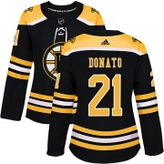 Adidas Ted Donato Boston Bruins Women's Authentic Home Jersey - Black