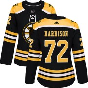Adidas Brett Harrison Boston Bruins Women's Authentic Home Jersey - Black