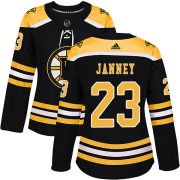 Adidas Craig Janney Boston Bruins Women's Authentic Home Jersey - Black