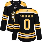 Adidas Andrei Svetlakov Boston Bruins Women's Authentic Home Jersey - Black