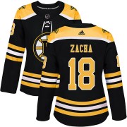 Adidas Pavel Zacha Boston Bruins Women's Authentic Home Jersey - Black