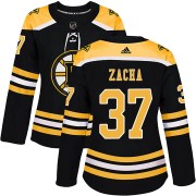 Adidas Pavel Zacha Boston Bruins Women's Authentic Home Jersey - Black