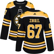 Adidas Jakub Zboril Boston Bruins Women's Authentic ized Home Jersey - Black