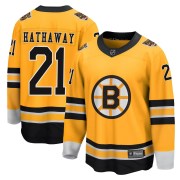 Fanatics Branded Garnet Hathaway Boston Bruins Men's Breakaway 2020/21 Special Edition Jersey - Gold