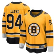 Fanatics Branded Jakub Lauko Boston Bruins Men's Breakaway 2020/21 Special Edition Jersey - Gold