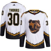 Adidas Tim Thomas Boston Bruins Men's Authentic Reverse Retro 2.0 Jersey - White