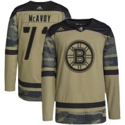 Adidas Charlie McAvoy Boston Bruins Youth Authentic Military Appreciation Practice Jersey - Camo