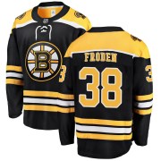 Fanatics Branded Jesper Froden Boston Bruins Youth Breakaway Home Jersey - Black