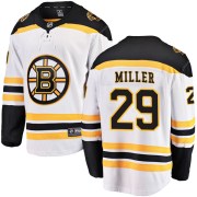 Fanatics Branded Jay Miller Boston Bruins Men's Breakaway Away Jersey - White