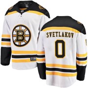 Fanatics Branded Andrei Svetlakov Boston Bruins Men's Breakaway Away Jersey - White