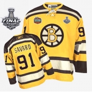 Reebok EDGE Marc Savard Boston Bruins Authentic Winter Classic with Stanley Cup Finals Jersey - Yellow