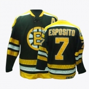 CCM Phil Esposito Boston Bruins Home Authentic Throwback Jersey - Black