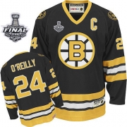 CCM Terry O'Reilly Boston Bruins Home Authentic Throwback with Stanley Cup Finals Jersey - Black
