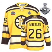 Reebok EDGE Blake Wheeler Boston Bruins Authentic Winter Classic with Stanley Cup Finals Jersey - Yellow