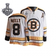 CCM Cam Neely Boston Bruins Authentic Throwback with Stanley Cup Finals Jersey - White
