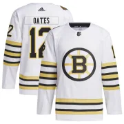 Adidas Adam Oates Boston Bruins Men's Authentic 100th Anniversary Primegreen Jersey - White