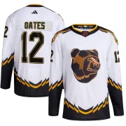 Adidas Adam Oates Boston Bruins Men's Authentic Reverse Retro 2.0 Jersey - White