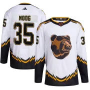 Adidas Andy Moog Boston Bruins Youth Authentic Reverse Retro 2.0 Jersey - White