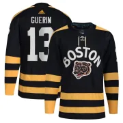 Adidas Bill Guerin Boston Bruins Youth Authentic 2023 Winter Classic Jersey - Black
