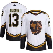 Adidas Bill Guerin Boston Bruins Youth Authentic Reverse Retro 2.0 Jersey - White