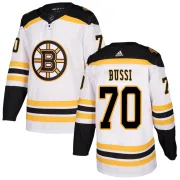 Adidas Brandon Bussi Boston Bruins Youth Authentic Away Jersey - White