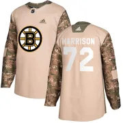 Adidas Brett Harrison Boston Bruins Men's Authentic Veterans Day Practice Jersey - Camo