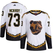 Adidas Charlie McAvoy Boston Bruins Youth Authentic Reverse Retro 2.0 Jersey - White