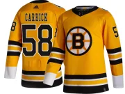 Adidas Connor Carrick Boston Bruins Youth Breakaway 2020/21 Special Edition Jersey - Gold