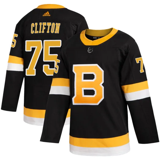 Adidas Connor Clifton Boston Bruins Men's Authentic Alternate Jersey - Black